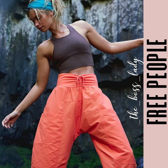 SOLD -D- Free People pants harem hiking outdoors spring summer - Picture 3 of 9